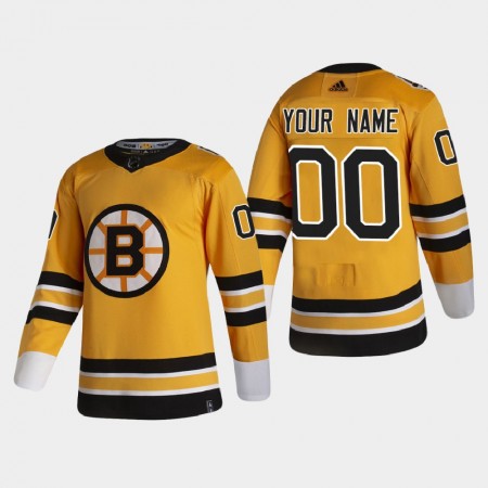 Camisola Boston Bruins Personalizado 2020-21 Reverse Retro Authentic - Homem